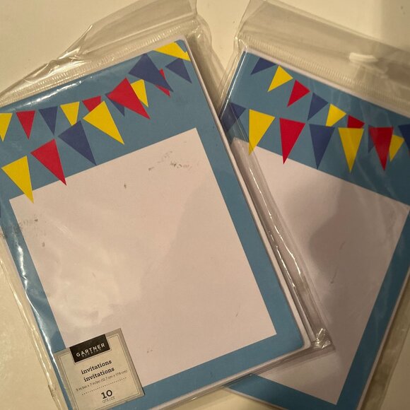 Invitations / Note‎ Cards / Birthday Cards (2 packs by Gartner) (5X7) (h/x) - Picture 1 of 7